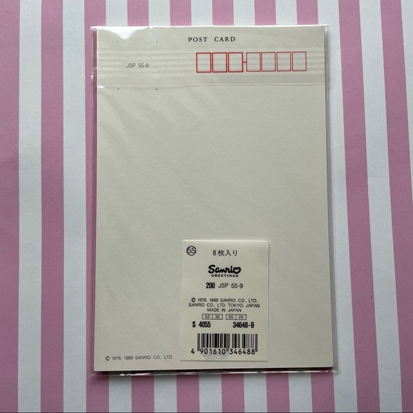 Vintage Sanrio Hello Kitty Animal Postcard set - 1999 - Picture 3 of 4